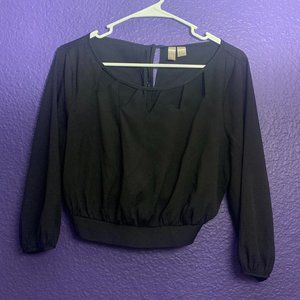 XXI Exclusive Black Crop Top | Small